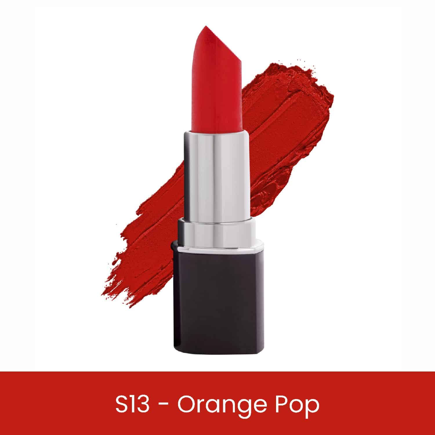 Matte & Satin Lipstick - S13 Orange Pop