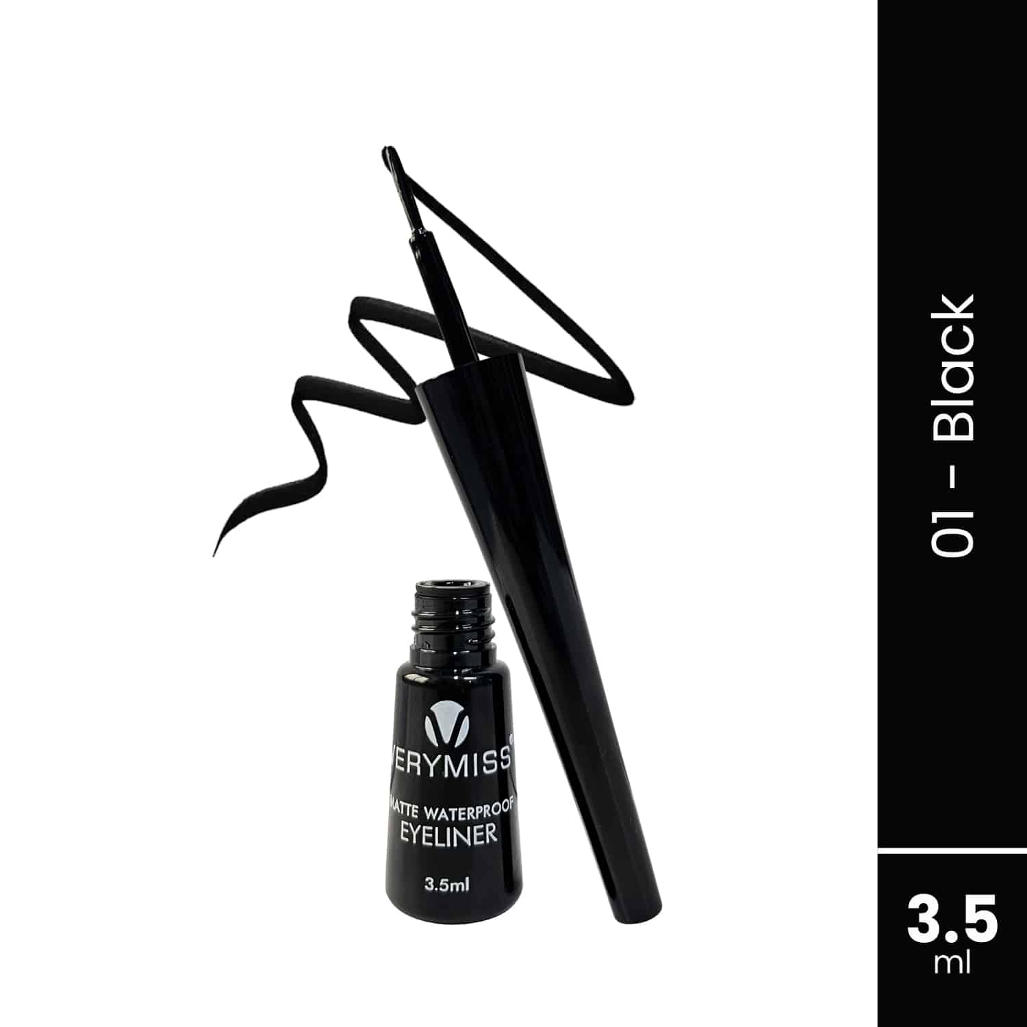 8 to 8 Matte Waterproof Eyeliner - 01 Black