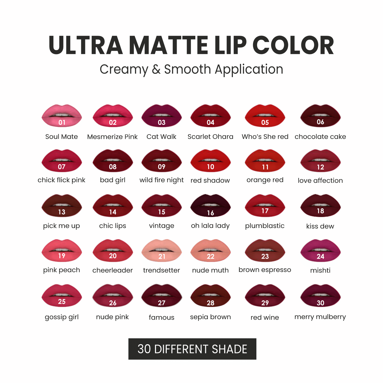Ultra Matte Lip Color - 16 Oh Lala Lady