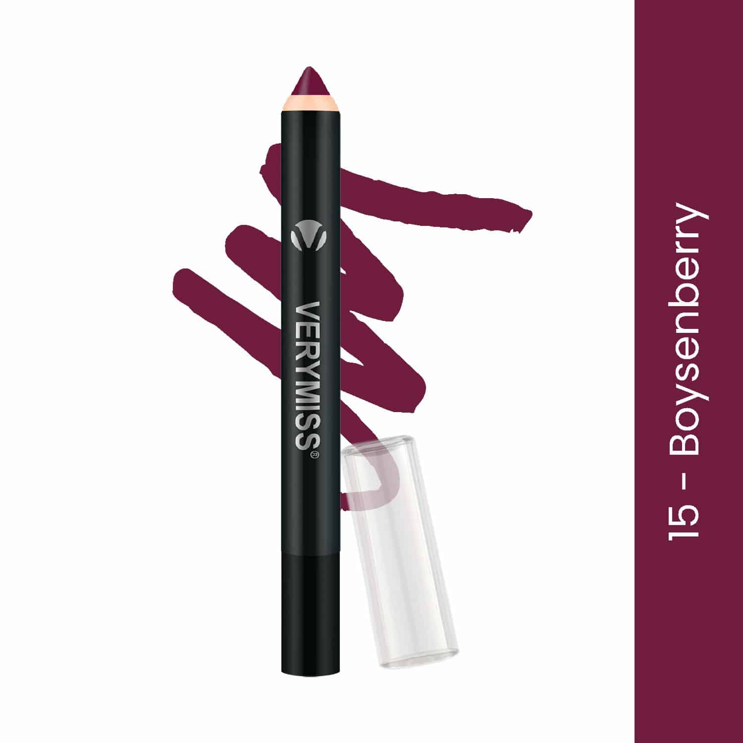 Matte Lip Crayon Lipstick - 15 Boysenberry