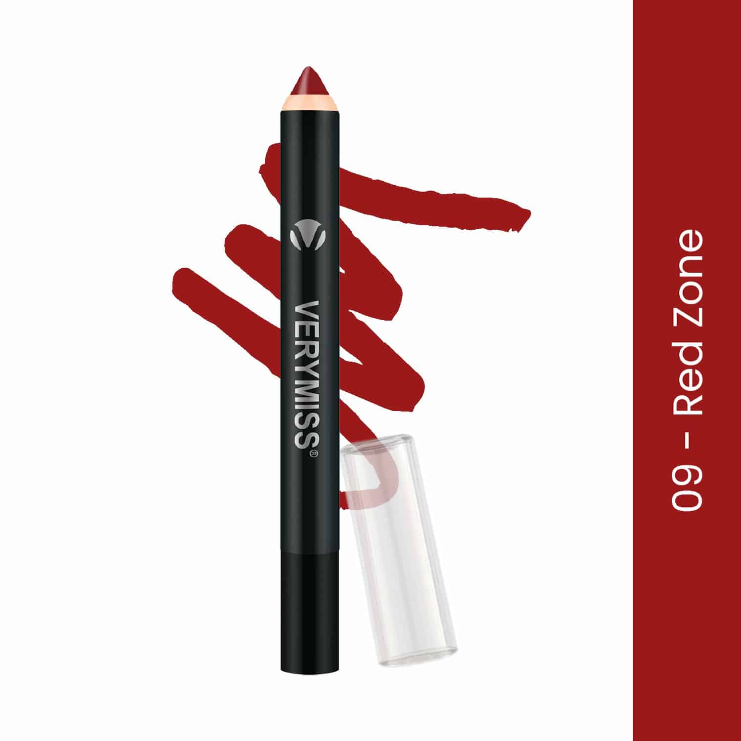 Matte Lip Crayon Lipstick - 09 Red Zone